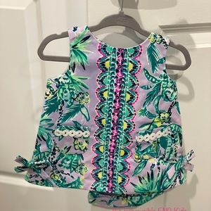 Lilly Pulitzer Baby Shift It’s Impawsible ENG 3-6m